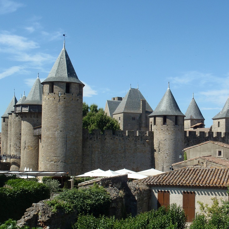 Medieval city, Carcassonne, France