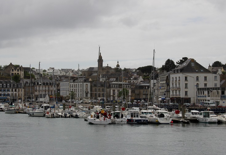 The port at Audierne, Coast of Brittany, France