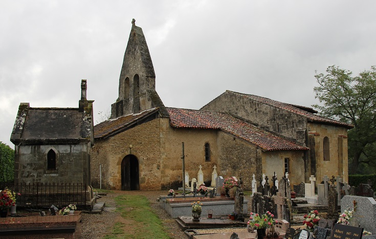 Église de Sensacq, Chemin de Saint-Jacques